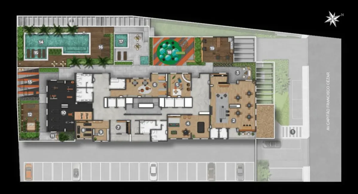 Apartamento com 1 quarto à venda, 48m2 em Vila Industrial, Barueri - SP - imagem 3 Foto 3 de Apartamento com 1 quarto à venda, 48m2 em Vila Industrial, Barueri - SP