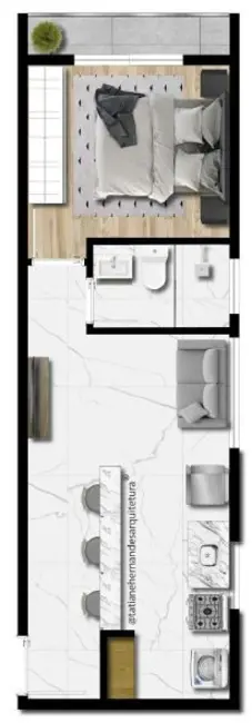 Kitnet com 1 quarto à venda, 27m2 em Vila Mariana, São Paulo - SP - imagem 5 Foto 5 de Kitnet com 1 quarto à venda, 27m2 em Vila Mariana, São Paulo - SP