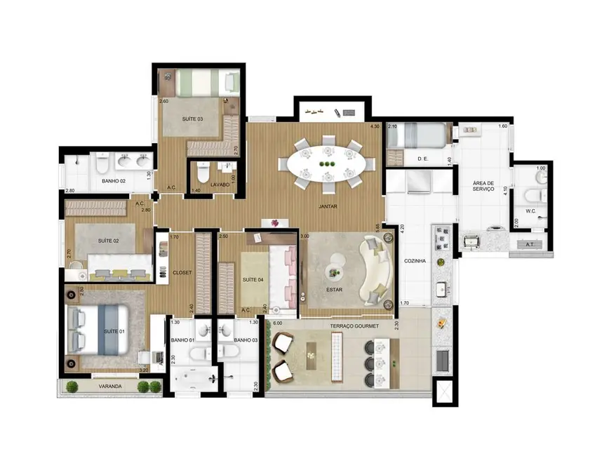 Cobertura com 3 quartos à venda, 247m2 em Morumbi, São Paulo - SP - imagem 1 Foto 1 de Cobertura com 3 quartos à venda, 247m2 em Morumbi, São Paulo - SP