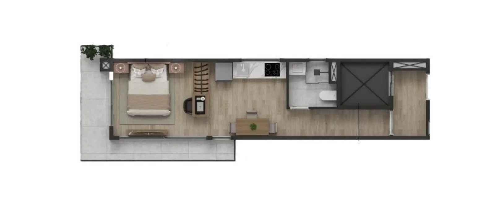 Loft / Flat com 1 quarto à venda, 88m2 em Consolação, São Paulo - SP - imagem 9 Foto 9 de Loft / Flat com 1 quarto à venda, 88m2 em Consolação, São Paulo - SP