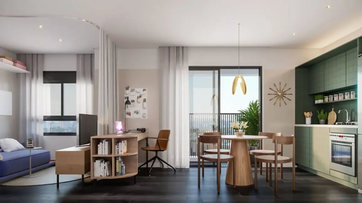 Apartamento com 2 quartos à venda, 45m2 em Santo Amaro, São Paulo - SP - imagem 3 Foto 3 de Apartamento com 2 quartos à venda, 45m2 em Santo Amaro, São Paulo - SP