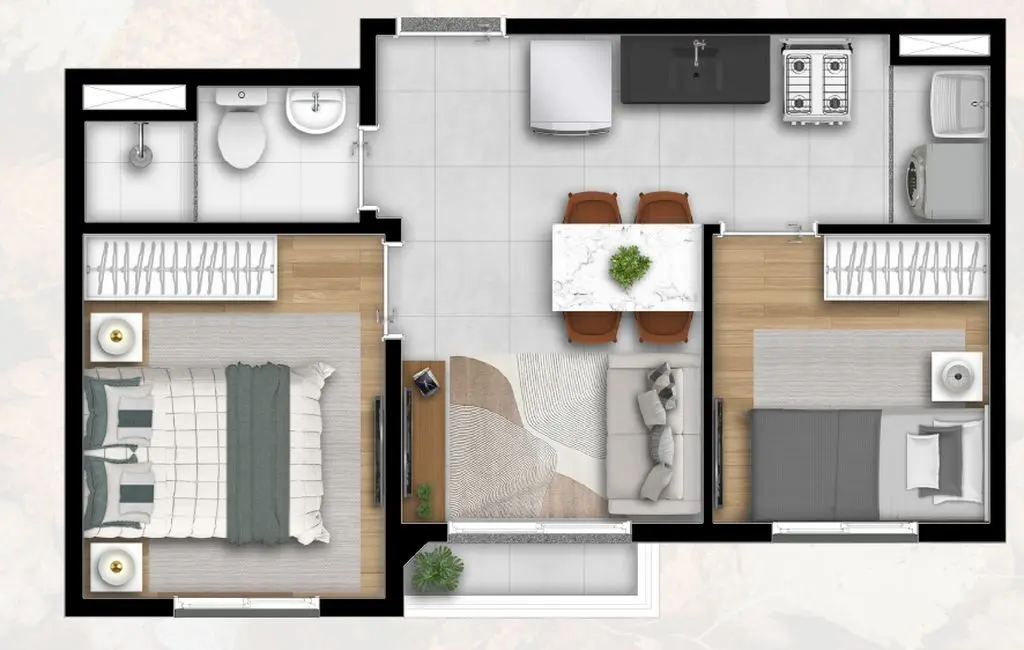 Foto 5 de Apartamento com 2 quartos à venda, 32m2 em Cidade Patriarca, São Paulo - SP