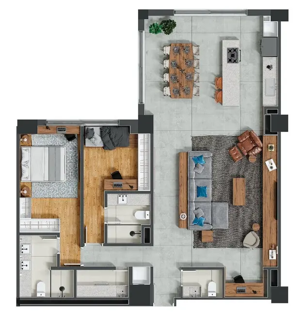 Foto 3 de Kitnet com 1 quarto à venda, 34m2 em República, São Paulo - SP