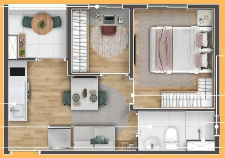 Foto 2 de Apartamento com 1 quarto à venda, 27m2 em José Bonifácio, São Paulo - SP