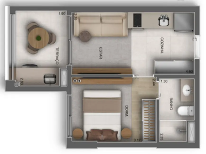 Foto 7 de Apartamento com 2 quartos à venda, 45m2 em Cursino, São Paulo - SP