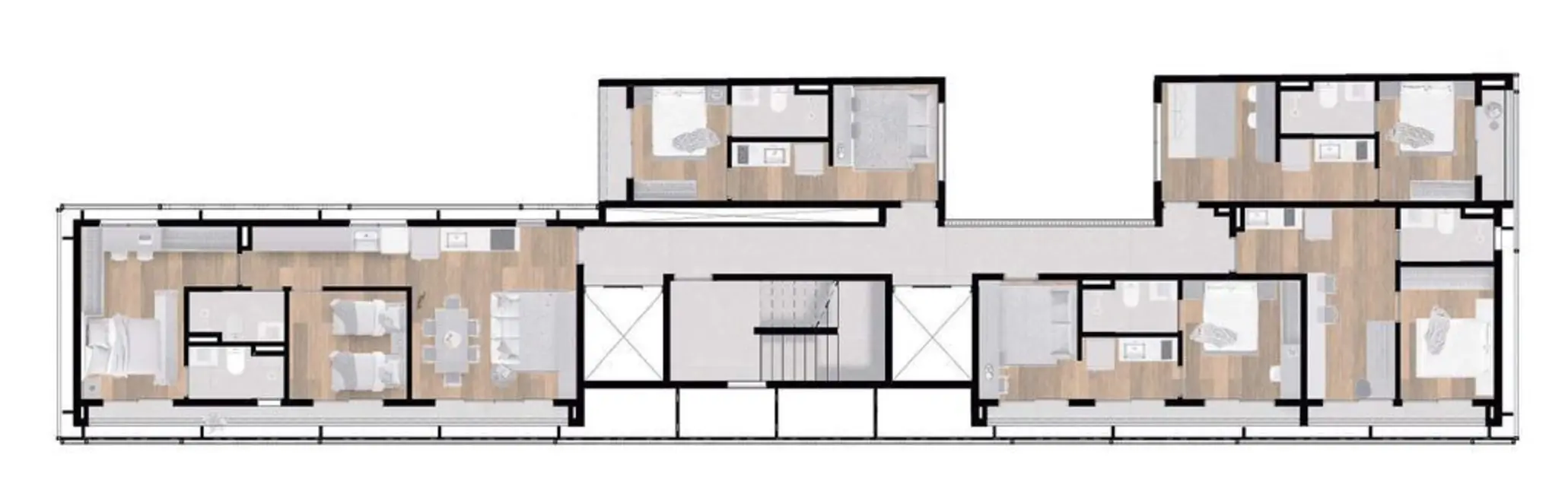 Foto 3 de Apartamento com 1 quarto à venda, 34m2 em Vila Buarque, São Paulo - SP