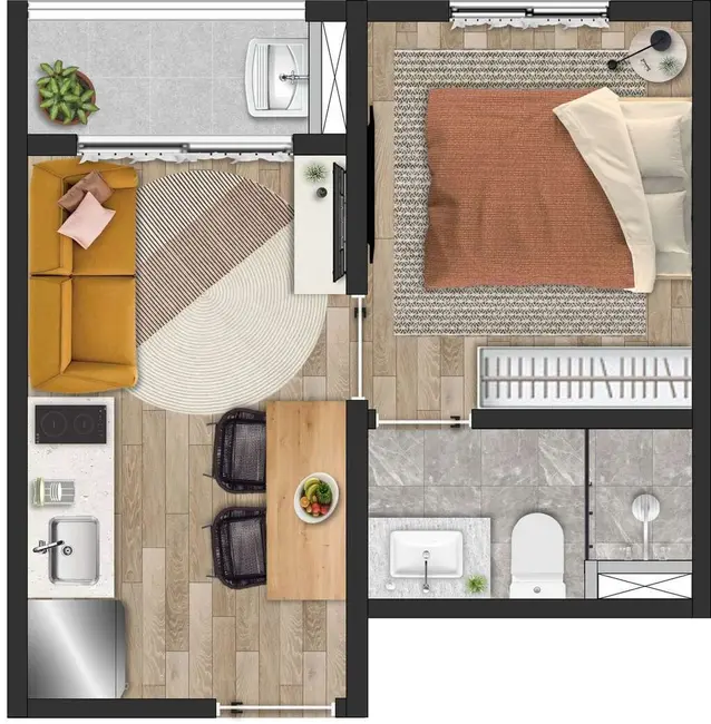 Foto 9 de Apartamento com 1 quarto à venda, 26m2 em Perdizes, São Paulo - SP