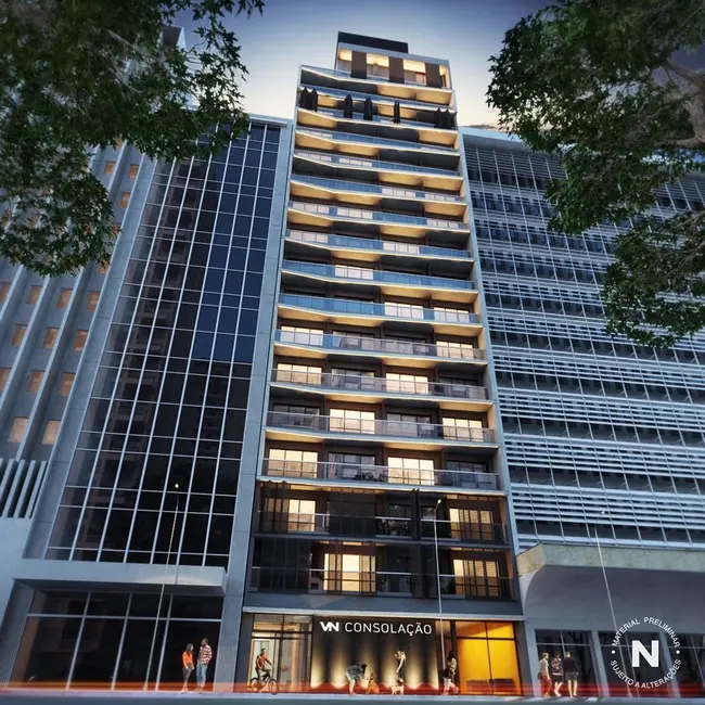 Kitnet com 1 quarto à venda, 32m2 em Consolação, São Paulo - SP - imagem 2 Foto 2 de Kitnet com 1 quarto à venda, 32m2 em Consolação, São Paulo - SP