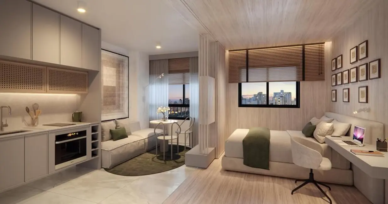 Apartamento com 1 quarto à venda, 24m2 em Vila Nova Conceição, São Paulo - SP - imagem 4 Foto 4 de Apartamento com 1 quarto à venda, 24m2 em Vila Nova Conceição, São Paulo - SP