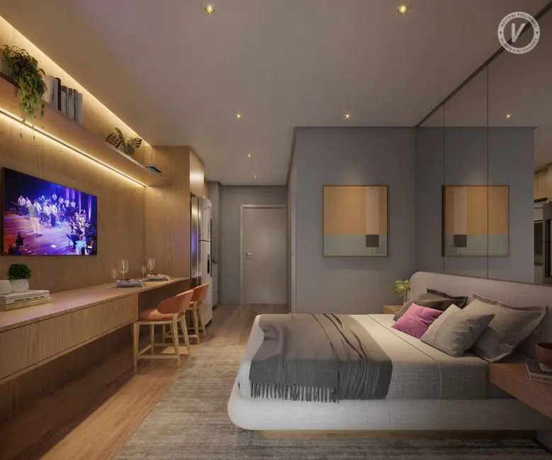 Apartamento com 1 quarto à venda, 26m2 em Perdizes, São Paulo - SP - imagem 8 Foto 8 de Apartamento com 1 quarto à venda, 26m2 em Perdizes, São Paulo - SP
