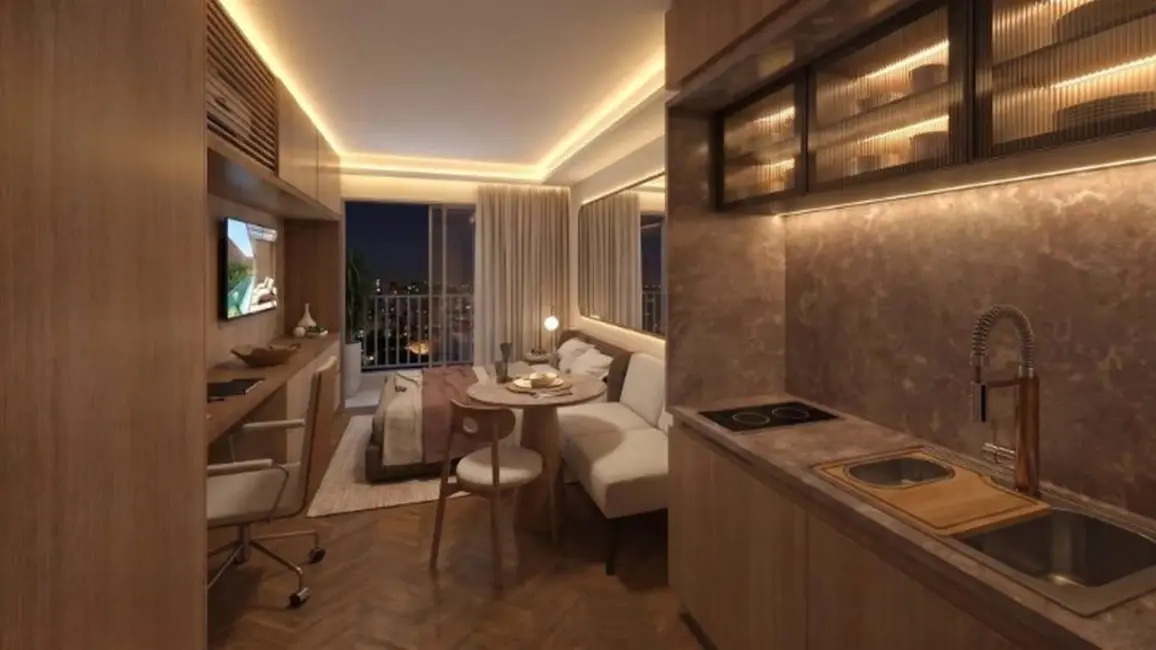 Apartamento com 1 quarto à venda, 24m2 em Pinheiros, São Paulo - SP - imagem 8 Foto 8 de Apartamento com 1 quarto à venda, 24m2 em Pinheiros, São Paulo - SP