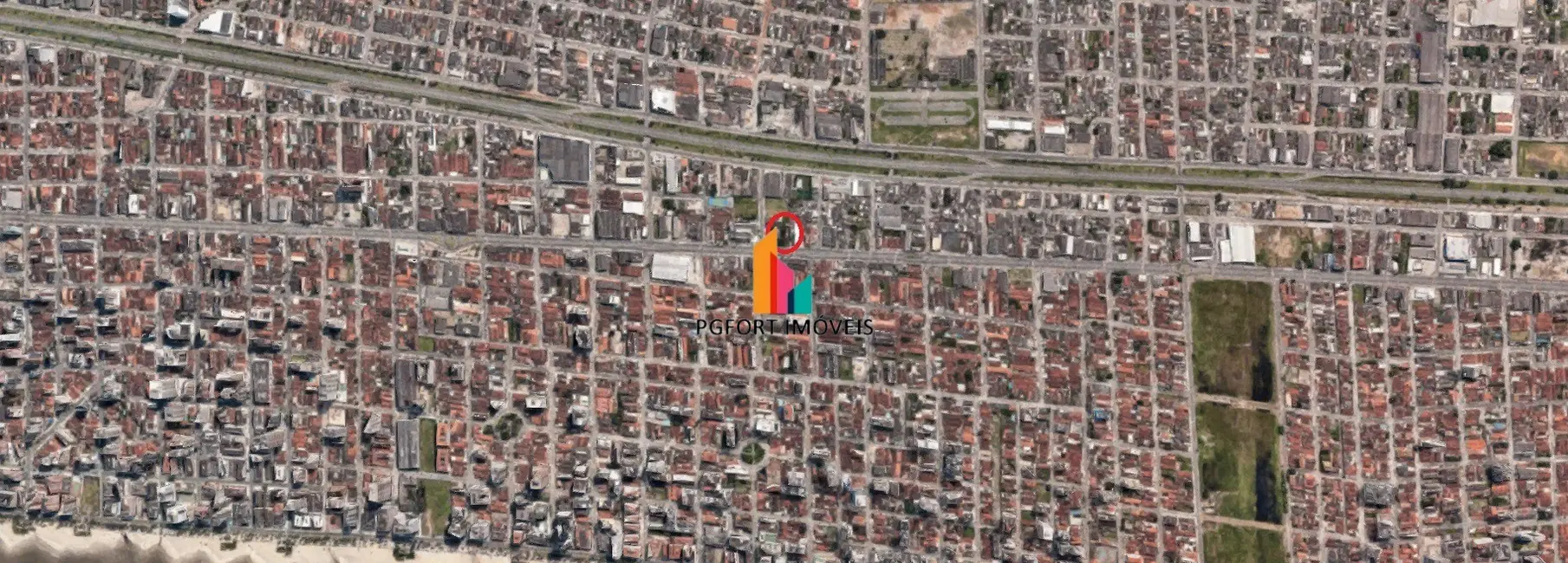 Foto 2 de Terreno / Lote à venda, 1423m2 em Guilhermina, Praia Grande - SP
