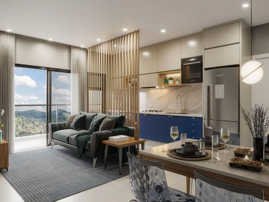 Foto 2 de Apartamento com 2 quartos à venda, 59m2 em Cordeiros, Itajai - SC