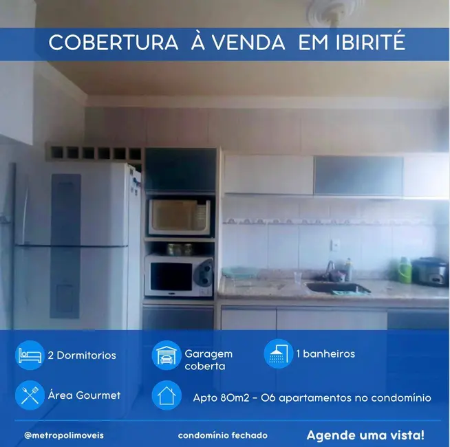Foto 1 de Apartamento com 2 quartos à venda, 78m2 em Jardim das Flores, Ibirite - MG