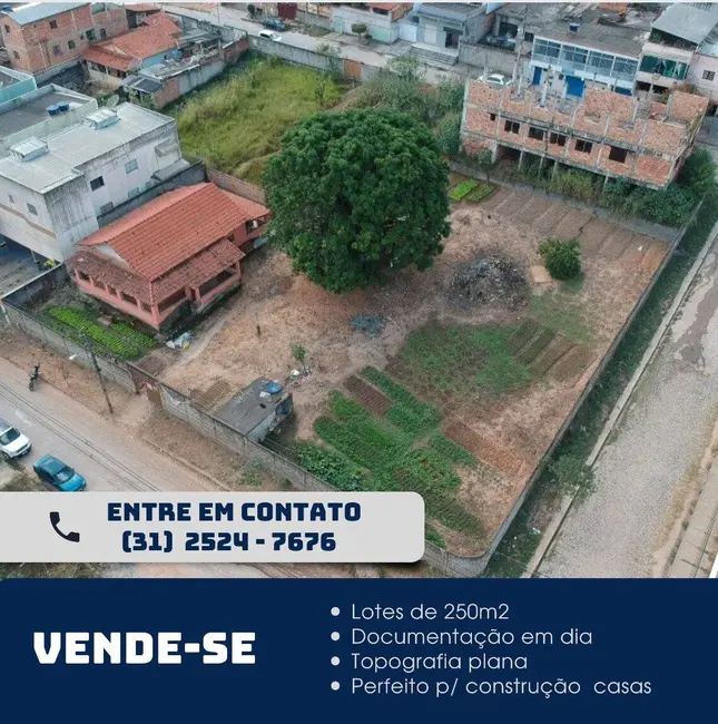 Foto 1 de Terreno / Lote à venda, 250m2 em Verônica, Ribeirao Das Neves - MG