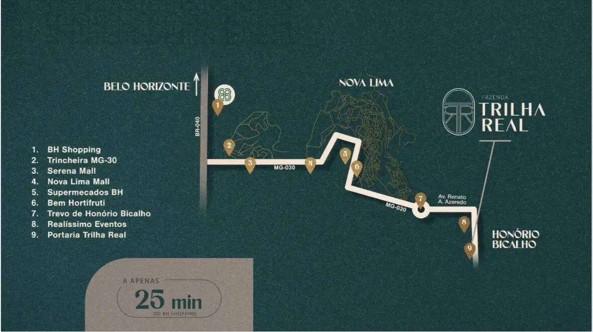 Terreno / Lote à venda, 20000m2 em Antônio Horta, Nova Lima - MG - imagem 3 Foto 3 de Terreno / Lote à venda, 20000m2 em Antônio Horta, Nova Lima - MG