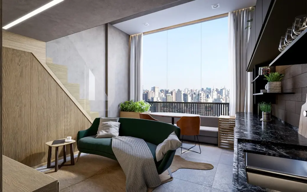 Apartamento com 1 quarto à venda, 48m2 em Perdizes, São Paulo - SP - imagem 9 Foto 9 de Apartamento com 1 quarto à venda, 48m2 em Perdizes, São Paulo - SP
