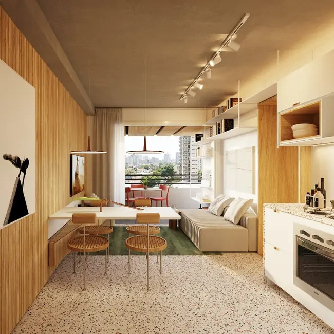 Foto 5 de Apartamento com 1 quarto à venda, 41m2 em Pinheiros, São Paulo - SP