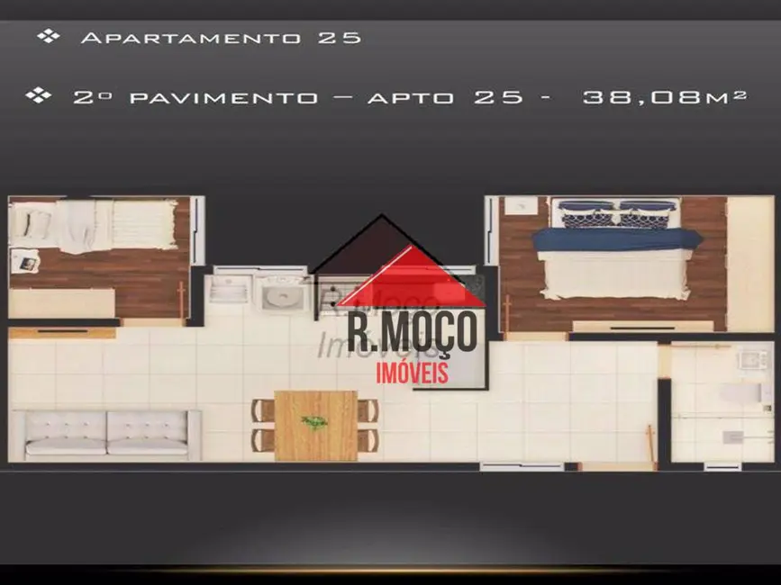 Foto 3 de Apartamento com 2 quartos à venda, 37m2 em Cidade Patriarca, São Paulo - SP