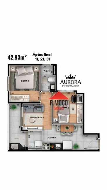 Foto 9 de Apartamento com 2 quartos à venda, 42m2 em Vila Esperança, São Paulo - SP