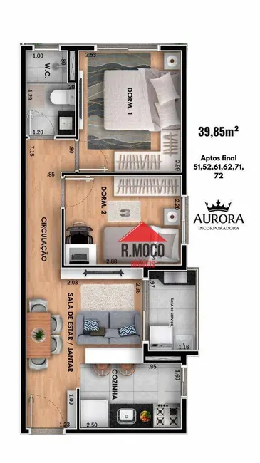 Foto 8 de Apartamento com 2 quartos à venda, 42m2 em Vila Esperança, São Paulo - SP