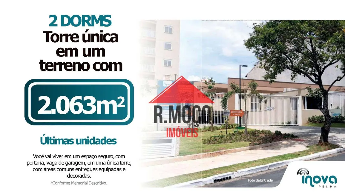 Foto 3 de Apartamento com 2 quartos à venda, 49m2 em Penha de França, São Paulo - SP