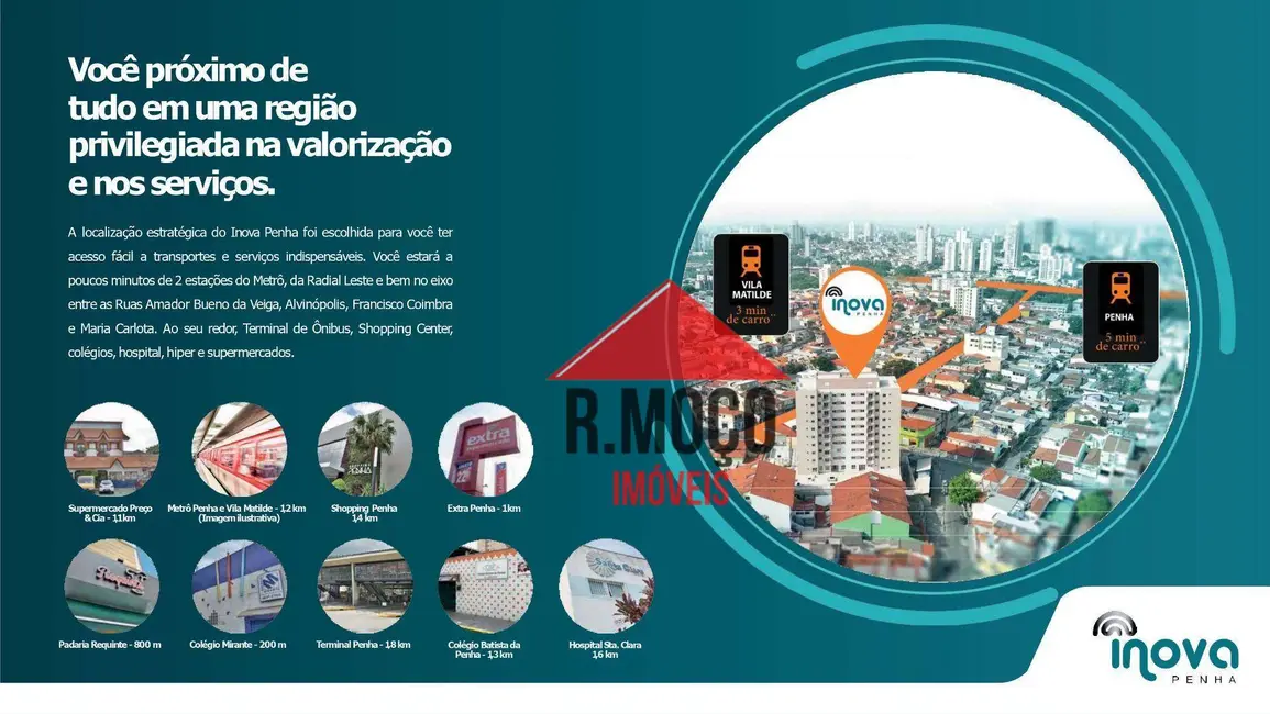 Foto 2 de Apartamento com 2 quartos à venda, 49m2 em Penha de França, São Paulo - SP