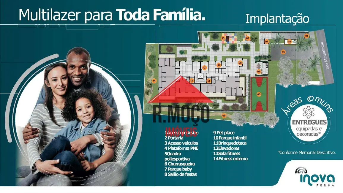 Foto 4 de Apartamento com 2 quartos à venda, 49m2 em Penha de França, São Paulo - SP