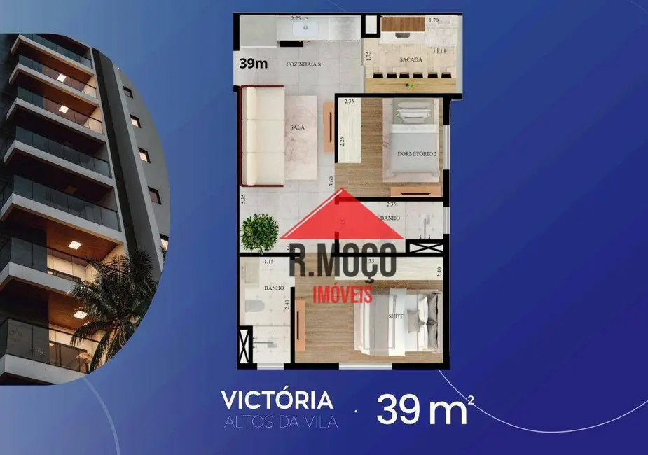 Apartamento com 2 quartos à venda, 37m2 em Vila Matilde, São Paulo - SP - imagem 4 Foto 4 de Apartamento com 2 quartos à venda, 37m2 em Vila Matilde, São Paulo - SP