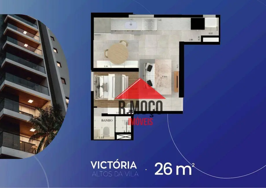Foto 2 de Apartamento com 2 quartos à venda, 37m2 em Vila Matilde, São Paulo - SP