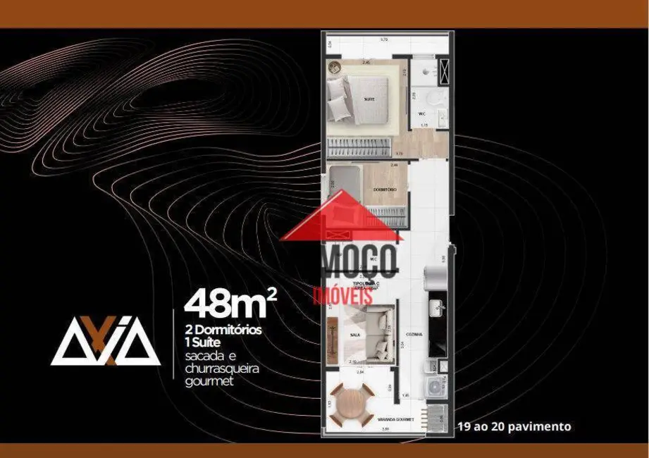 Apartamento com 2 quartos à venda, 48m2 em Vila Carrão, São Paulo - SP - imagem 8 Foto 8 de Apartamento com 2 quartos à venda, 48m2 em Vila Carrão, São Paulo - SP