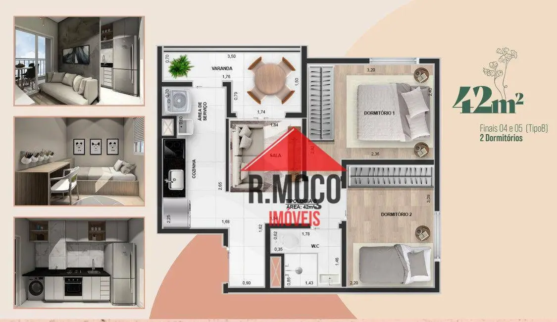 Foto 7 de Apartamento com 2 quartos à venda, 42m2 em Vila Matilde, São Paulo - SP