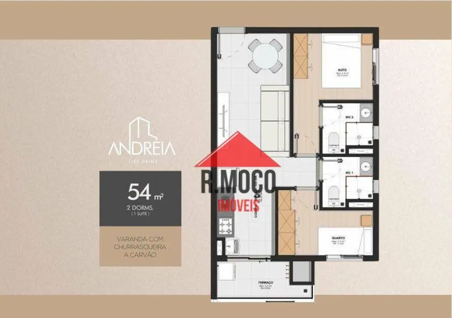 Foto 9 de Apartamento com 2 quartos à venda, 46m2 em Cidade Mãe do Céu, São Paulo - SP