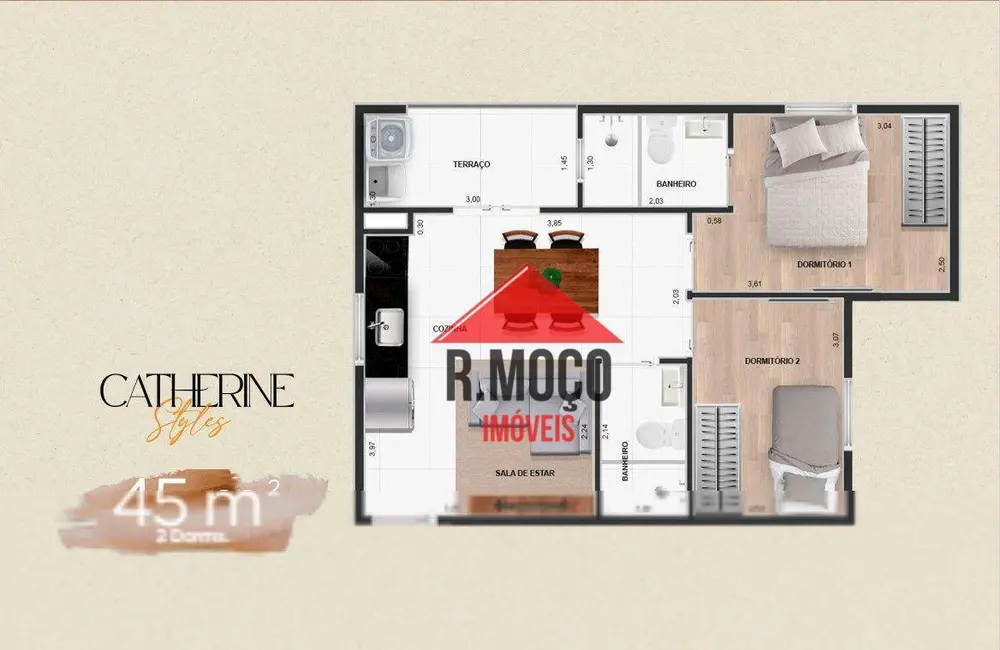 Apartamento com 2 quartos à venda, 41m2 em Vila Matilde, São Paulo - SP - imagem 4 Foto 4 de Apartamento com 2 quartos à venda, 41m2 em Vila Matilde, São Paulo - SP