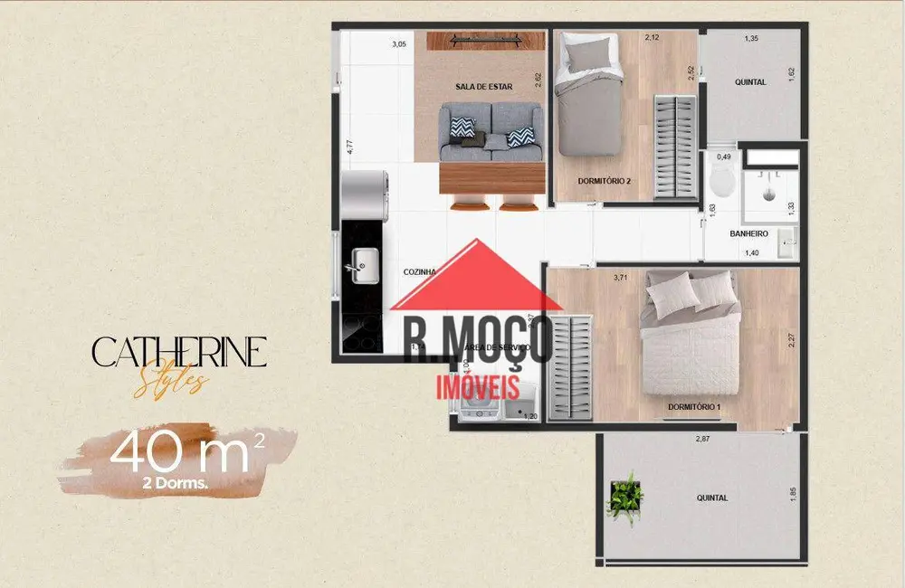 Apartamento com 2 quartos à venda, 41m2 em Vila Matilde, São Paulo - SP - imagem 9 Foto 9 de Apartamento com 2 quartos à venda, 41m2 em Vila Matilde, São Paulo - SP