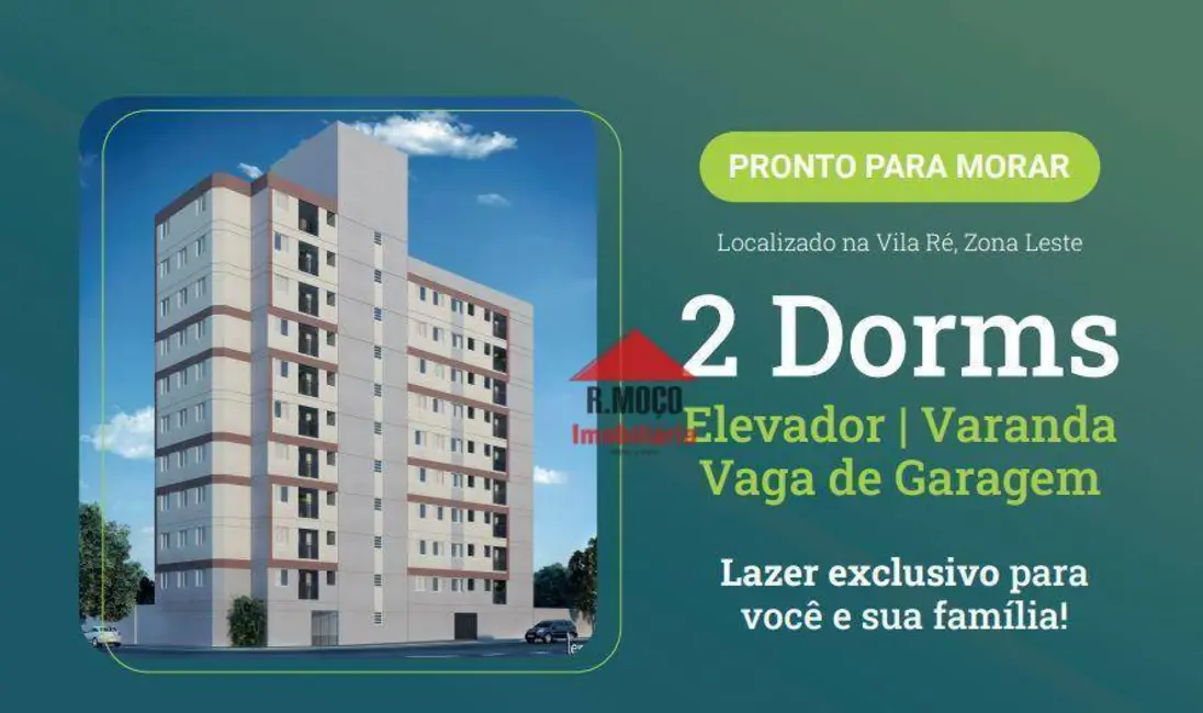 Foto 1 de Apartamento com 2 quartos à venda, 38m2 em Vila Ré, São Paulo - SP