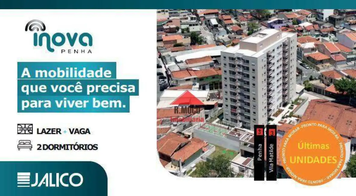 Foto 1 de Apartamento com 2 quartos à venda, 49m2 em Penha de França, São Paulo - SP