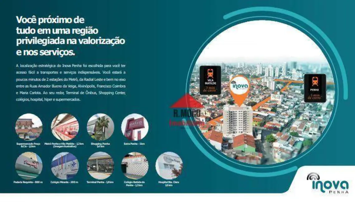 Foto 3 de Apartamento com 2 quartos à venda, 49m2 em Penha de França, São Paulo - SP