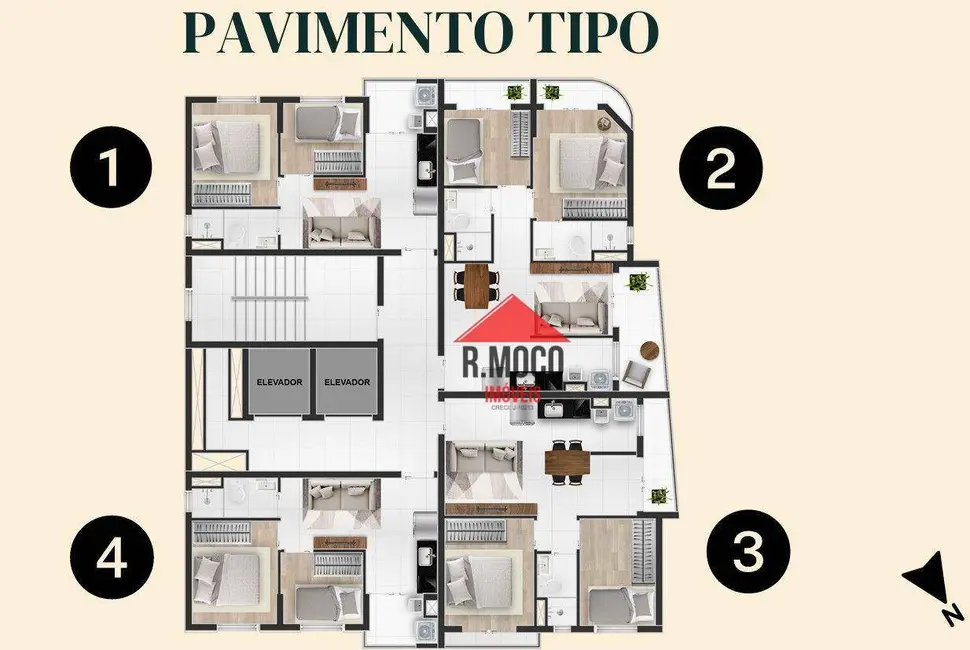 Foto 4 de Apartamento com 2 quartos à venda, 33m2 em Vila Carrão, São Paulo - SP