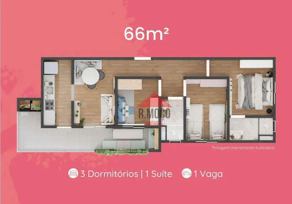 Apartamento com 2 quartos à venda, 36m2 em Vila São Geraldo, São Paulo - SP - imagem 4 Foto 4 de Apartamento com 2 quartos à venda, 36m2 em Vila São Geraldo, São Paulo - SP