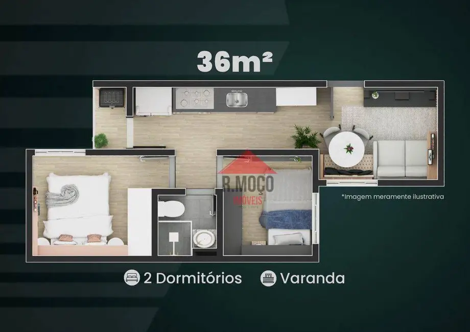 Foto 6 de Apartamento com 1 quarto à venda, 22m2 em Vila Regente Feijó, São Paulo - SP