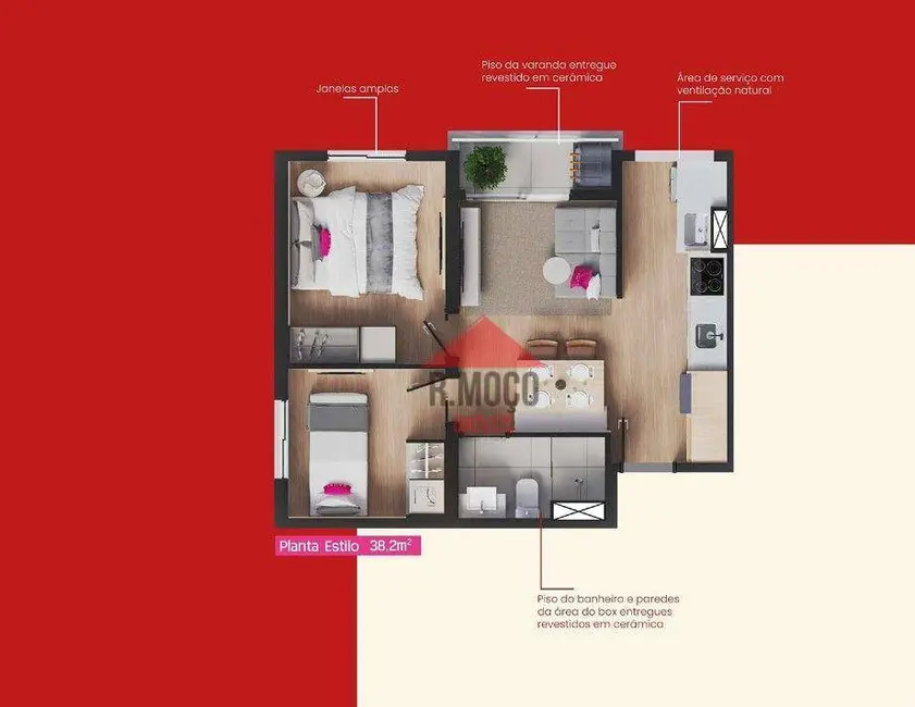 Foto 5 de Apartamento com 2 quartos à venda, 36m2 em Vila Ré, São Paulo - SP