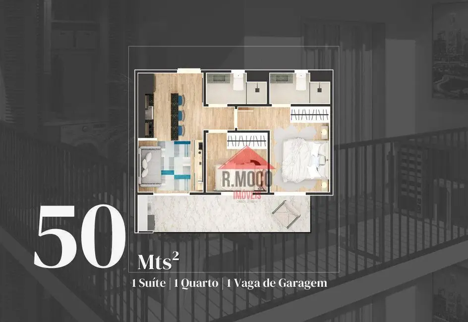 Foto 3 de Apartamento com 2 quartos à venda, 50m2 em Penha de França, São Paulo - SP