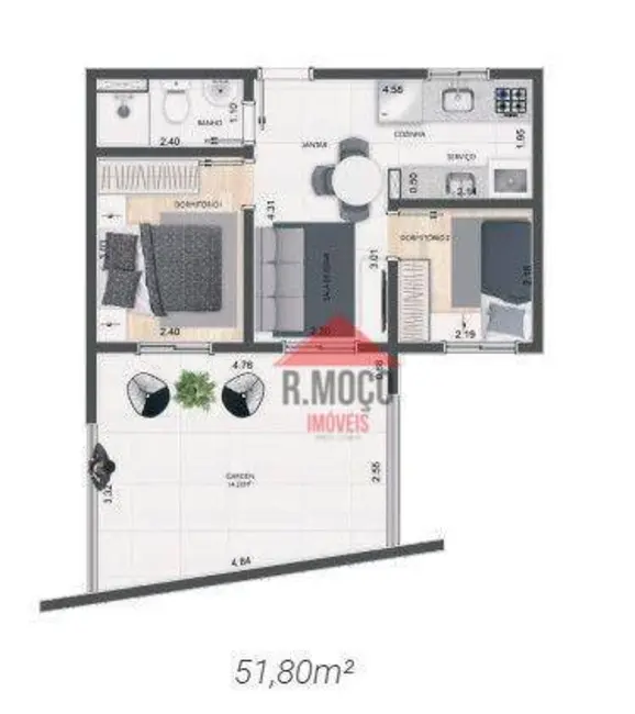 Apartamento com 1 quarto à venda, 25m2 em Vila Formosa, São Paulo - SP - imagem 4 Foto 4 de Apartamento com 1 quarto à venda, 25m2 em Vila Formosa, São Paulo - SP