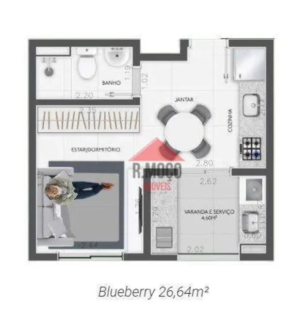 Apartamento com 1 quarto à venda, 26m2 em Vila Formosa, São Paulo - SP - imagem 5 Foto 5 de Apartamento com 1 quarto à venda, 26m2 em Vila Formosa, São Paulo - SP