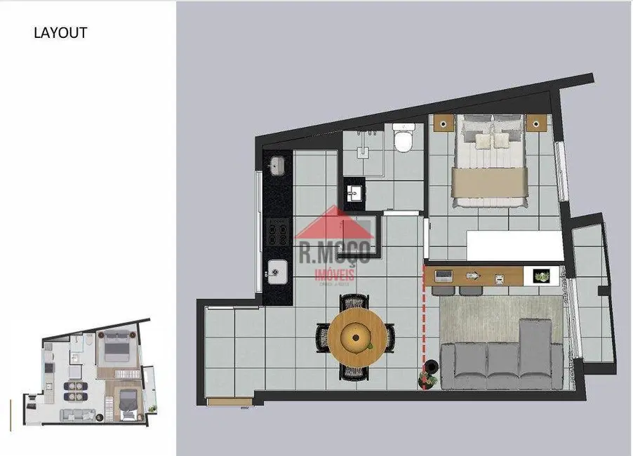 Apartamento com 2 quartos à venda, 35m2 em Cidade Mãe do Céu, São Paulo - SP - imagem 8 Foto 8 de Apartamento com 2 quartos à venda, 35m2 em Cidade Mãe do Céu, São Paulo - SP
