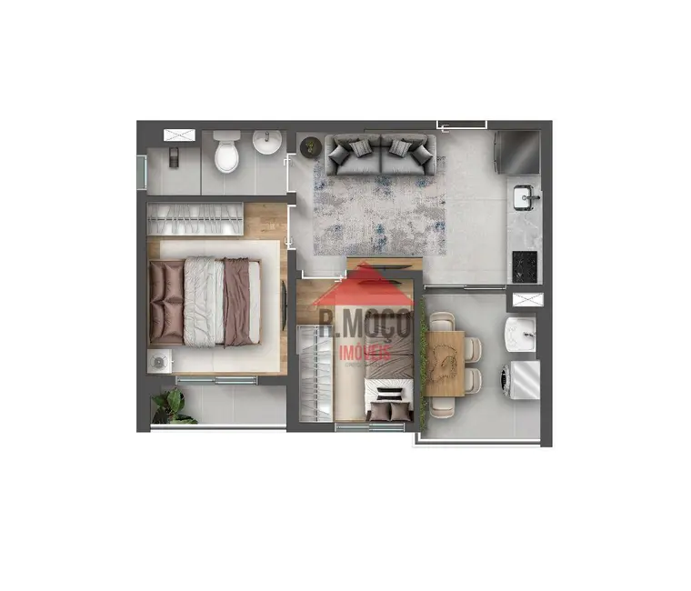 Foto 1 de Apartamento com 2 quartos à venda, 37m2 em Vila Esperança, São Paulo - SP