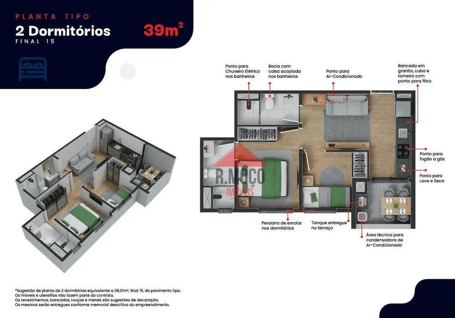 Apartamento com 1 quarto à venda, 29m2 em Vila Guilhermina, São Paulo - SP - imagem 9 Foto 9 de Apartamento com 1 quarto à venda, 29m2 em Vila Guilhermina, São Paulo - SP
