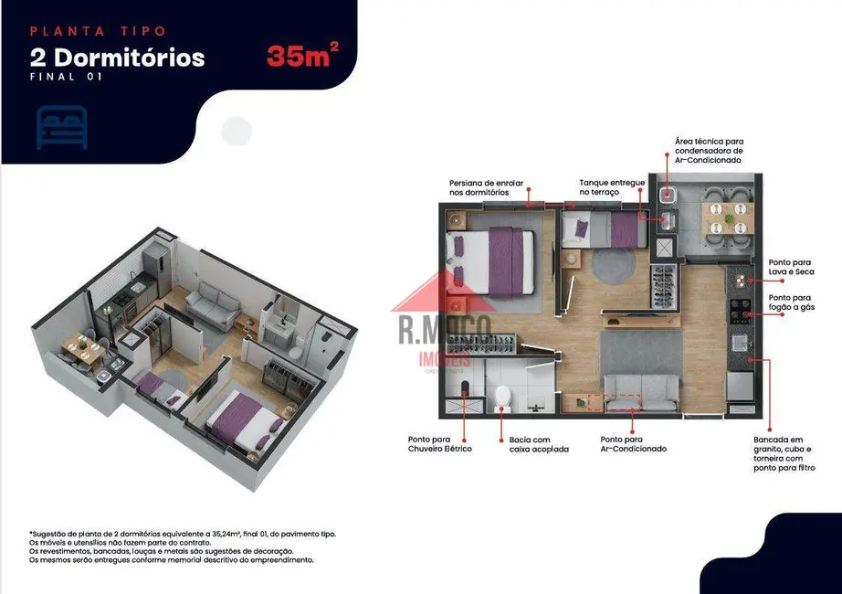 Apartamento com 1 quarto à venda, 29m2 em Vila Guilhermina, São Paulo - SP - imagem 4 Foto 4 de Apartamento com 1 quarto à venda, 29m2 em Vila Guilhermina, São Paulo - SP