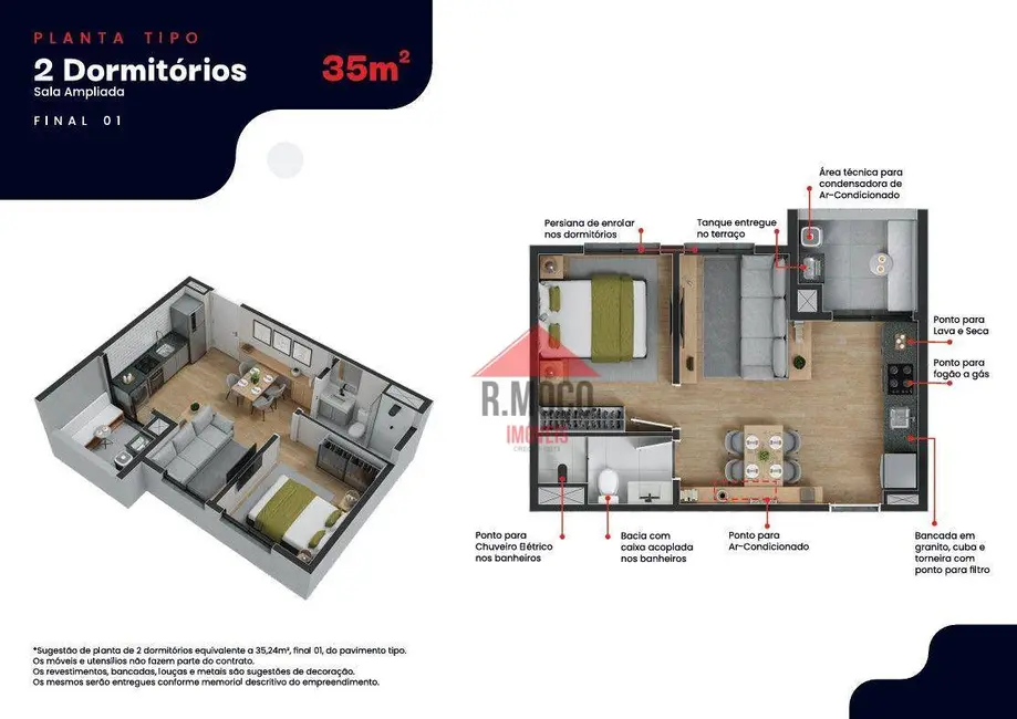 Apartamento com 1 quarto à venda, 29m2 em Vila Guilhermina, São Paulo - SP - imagem 5 Foto 5 de Apartamento com 1 quarto à venda, 29m2 em Vila Guilhermina, São Paulo - SP